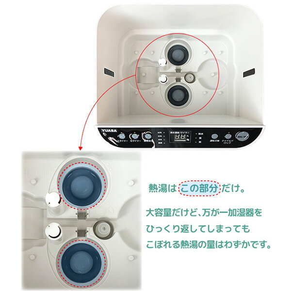楽天市場】ユアサプライムス YUASA 大容量スチームファン式加湿器 YHN