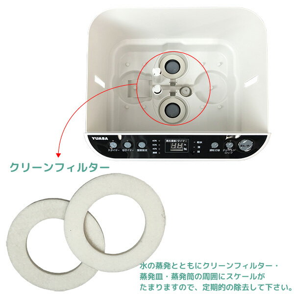 【未使用】大容量スチームファン式加湿器 YHN-1200B(W) ユアサプライムス YHN-1200B-W 業務用 大容量スチームファン式加湿器