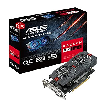 ASUS グラフィックカード RX560-O2G