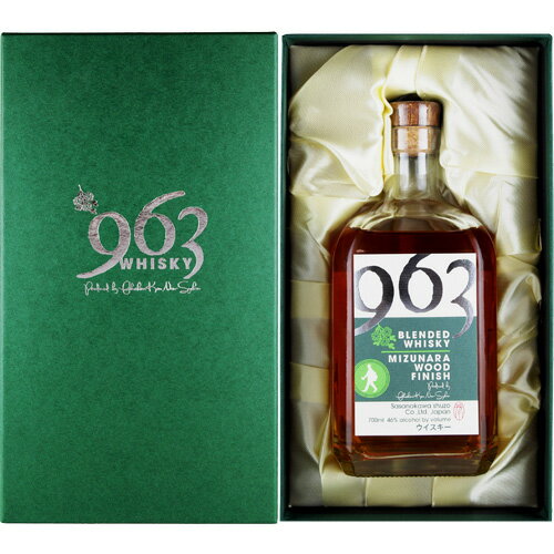 963ウイスキー　ミズナラ21年 963 ミズナラウッドリザーブ 21年 福島県南酒販 46% : くりりんの