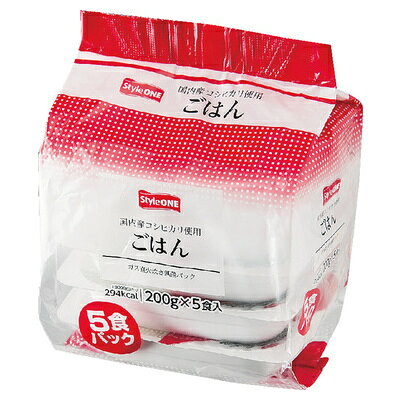楽天市場】サトウ食品 佐藤食品工業 Style ONE ごはん5食パック 1000g