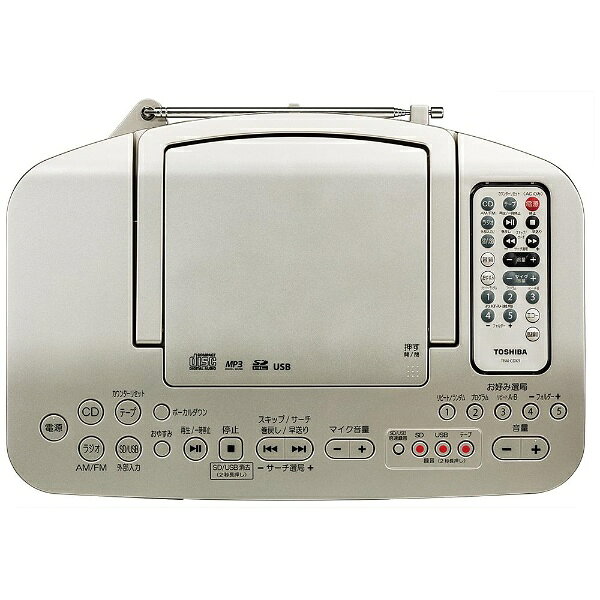 TOSHIBA CDラジオカセットレコーダー TY-CDX9(N)