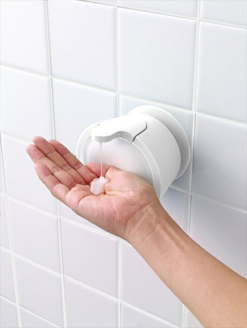 サンエイ MOG ウォールソープディスペンサー PW1710-W4 ホワイト(1コ入)