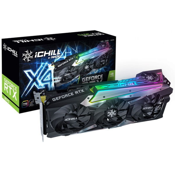 グラフィックボード・グラボ・ビデオカード iCHILL RTX 3070 8GB GDDR6 INNO3D GEFORCE RTX™ 3070 ICHILL X3 LHR | INNO3D - GRAPHICS CARDS