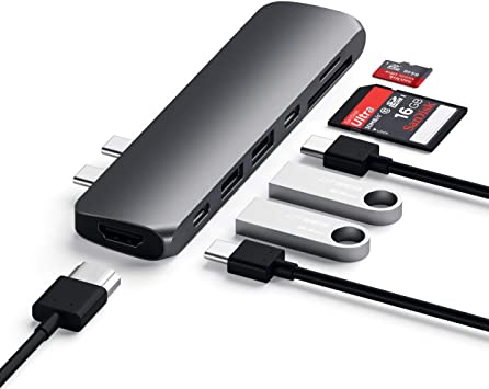 SATECHI Type-C アルミニウム Proハブ ALUMINUM TYPE-C PRO HUB ADAPTE