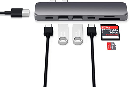 SATECHI Type-C アルミニウム Proハブ ALUMINUM TYPE-C PRO HUB ADAPTE