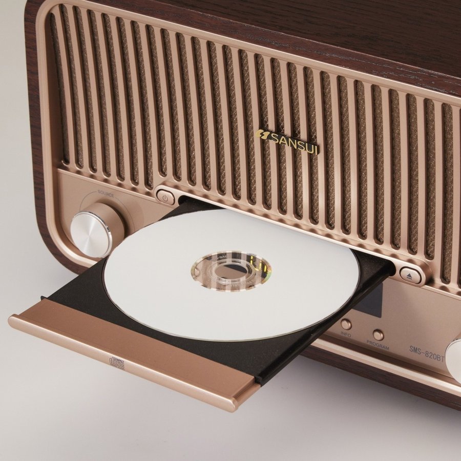 楽天市場】ドウシシャ SANSUI Bluetooth機能搭載CDステレオシステム