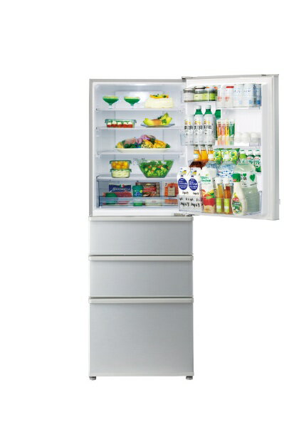 AQUA 355L 4ドアノンフロン冷蔵庫 AQR-36G(S)