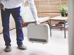 Kamome セラミックファンヒーター KCHU-121J(WH)