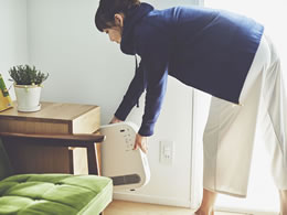 Kamome セラミックファンヒーター KCHU-121J(WH)