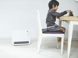 Kamome セラミックファンヒーター KCHU-121J(WH)