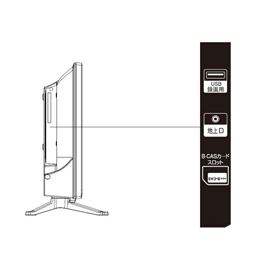 WiS 液晶テレビ AS-21D2001TV
