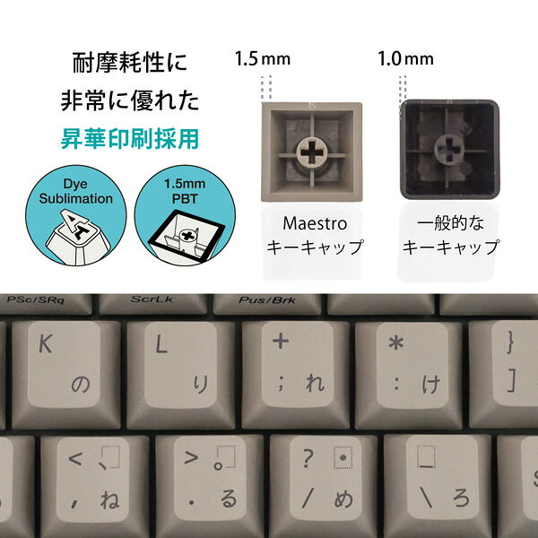 ARCHISS スペースセービングフルキーボード AS-KBM98/TGB