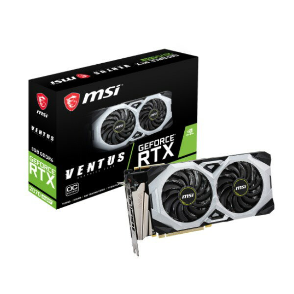MSI グラフィックカード GeForce RTX 2070 SUPER VENTUS GP OC