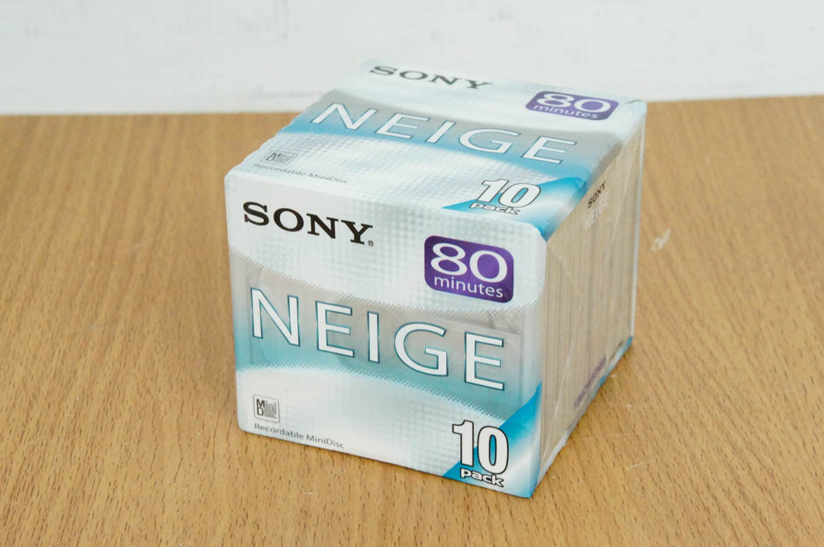 楽天市場】ソニーグループ SONY MD ミニディスク 80分 10PACK NEIGE 