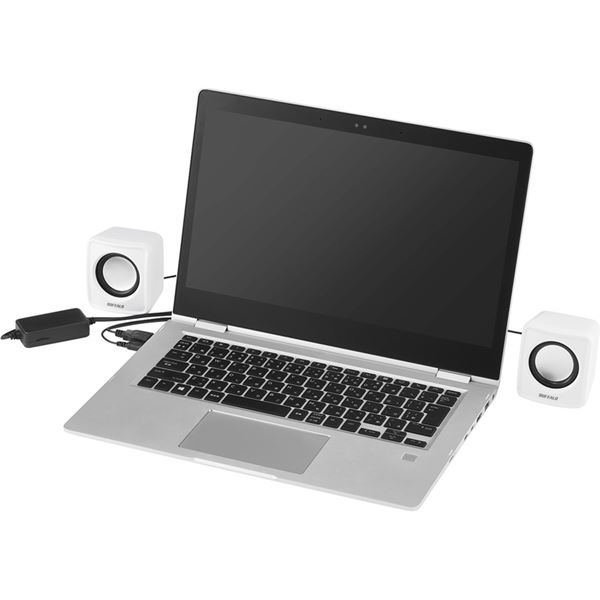 BUFFALO PC用スピーカー BSSP100UWH