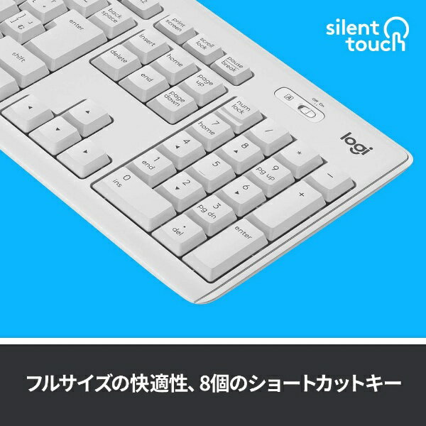Logicool サイレント ワイヤレスキーボード K295OW