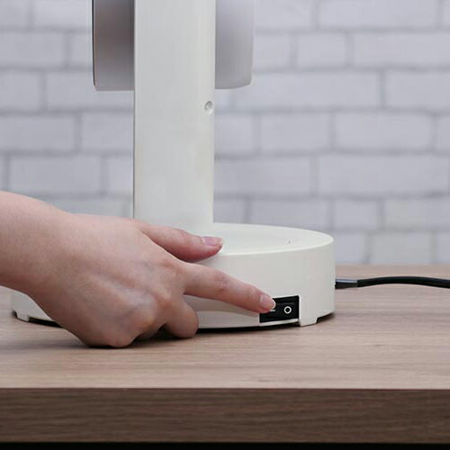 plus+more 3D セラミックヒーター ファン リモコン付 MO-WA003-WH