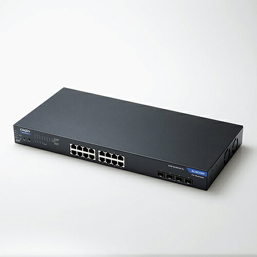 ELECOM - ELECOM EHB-UG2B16F-PL 新品 1000BASE-T対応 PoEスイッチングハブ - EHB-UG2B16F-PL