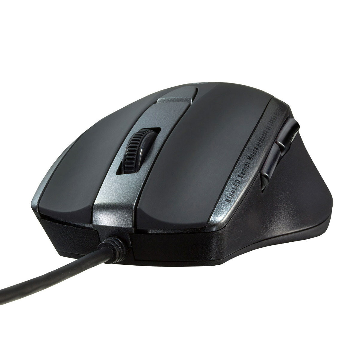 SANWA SUPPLY 静音有線ブルーLEDマウス MA-BL168BK