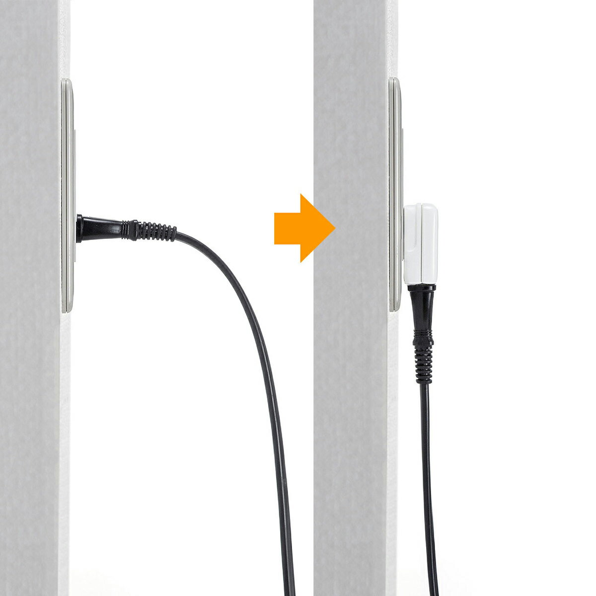 SANWA SUPPLY スペースアダプタ たて型 2個入り TAP-B54