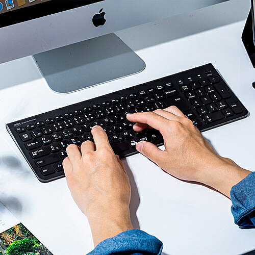 サンワサプライ Bluetoothスリムキーボード SKB-BT31BK