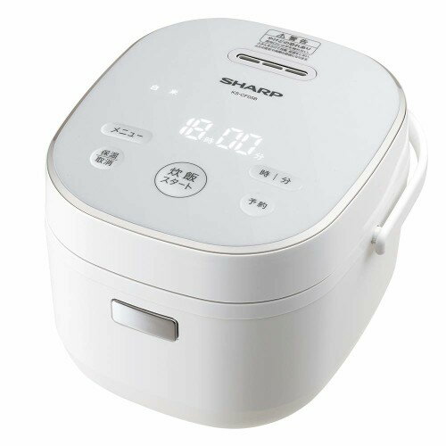 SHARP 黒厚釜 球面炊き 炊飯器 KS-CF05B-W