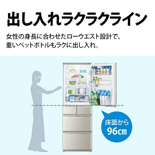 楽天市場】シャープ SHARP 5ドア冷蔵庫 SJ-W412E-S | 価格比較 - 商品