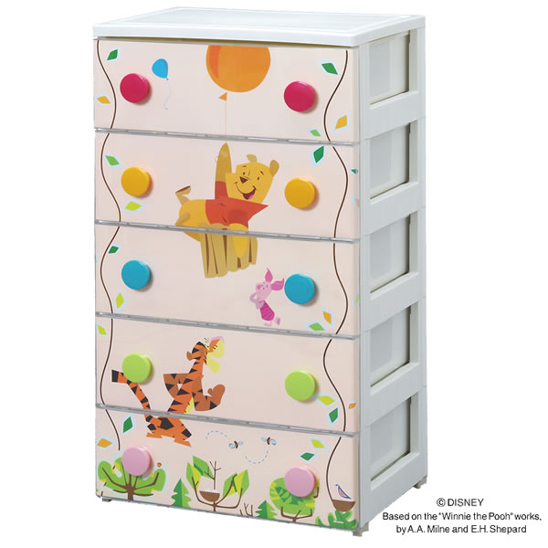 プーさん チェスト 3つセット Amazon｜アイリスオーヤマ ディズニー 『完成品』 チェスト 収納