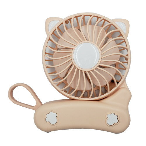 猫型ハンディーファン ピンク