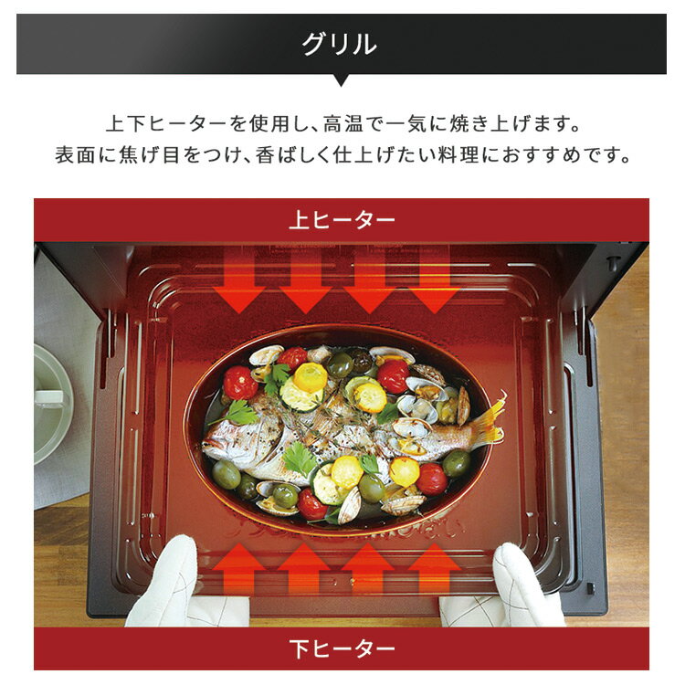 楽天市場】アイリスオーヤマ IRIS 過熱水蒸気オーブンレンジ 23L PSOM