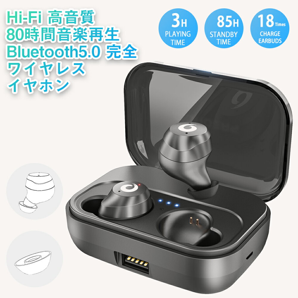 楽天市場】Pasonomi Bluetooth5.0 完全 ワイヤレス イヤホン ブラック