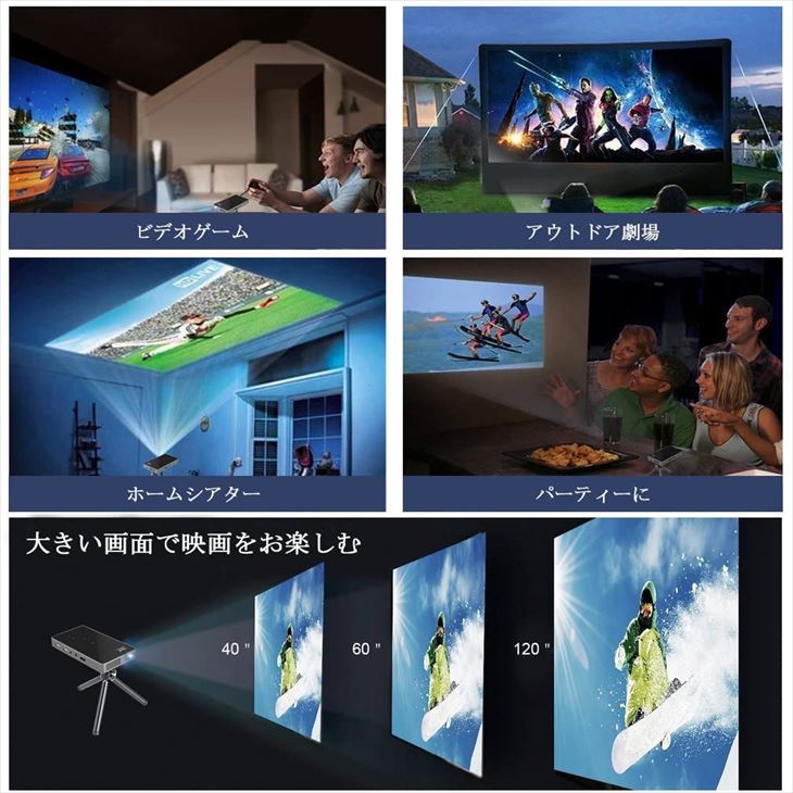 楽天市場】PTVDISPLAY プロジェクター Black P8I | 価格比較 - 商品