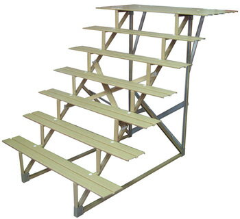 楽天市場】ワイエスヤマザキ ひな人形 七段飾り用 雛段 スチール段