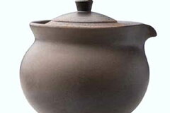 藤総製陶所 至高急須 小   焼締め