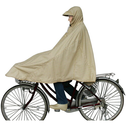 マルト MARUTO 4516076069422 自転車屋さんのポンチョ ドットベージュ D－3POMT