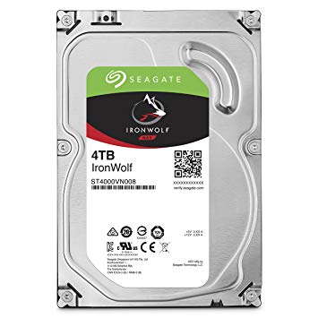 シーゲイト IronWolf NAS 3.5 HDD 3.5inch SATA 6Gb/s 4TB 5900rpm 64MB ST4000VN008