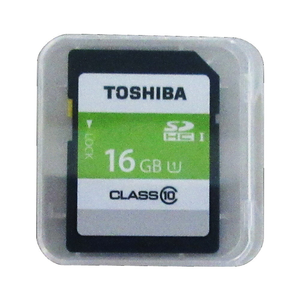 TOSHIBA 16GB SDHCカード ミニケース入 SDBR48N16G-BLK
