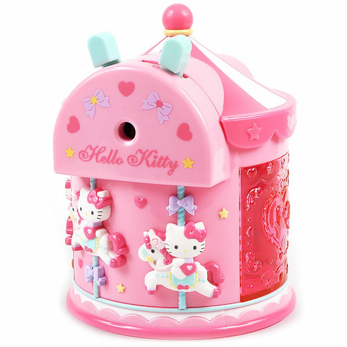 楽天市場】サンリオ ハローキティ 手動鉛筆削り（メリーゴーランド