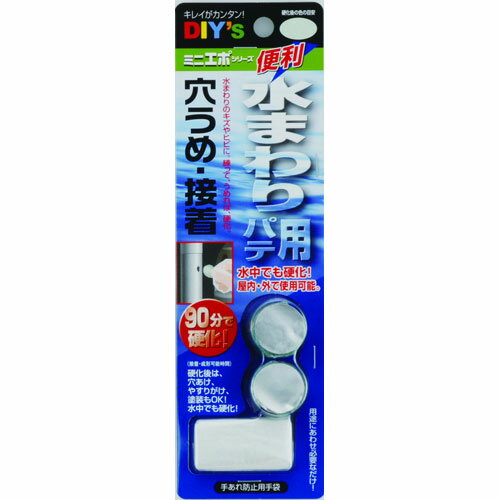 LINEクーポン有 建築の友 4936068080905 EP－M4 水まわり用パテ ミニエポ