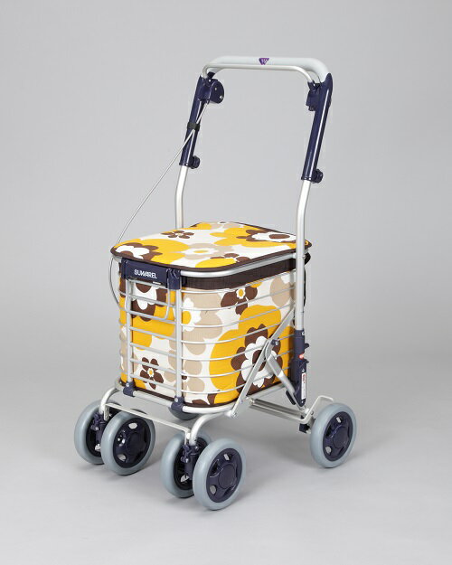 赤の花柄 SUWAREL ユーバ産業 ユーバ産業 ユーバ産業 スワレル AS-0275 花柄レッド (歩行補助
