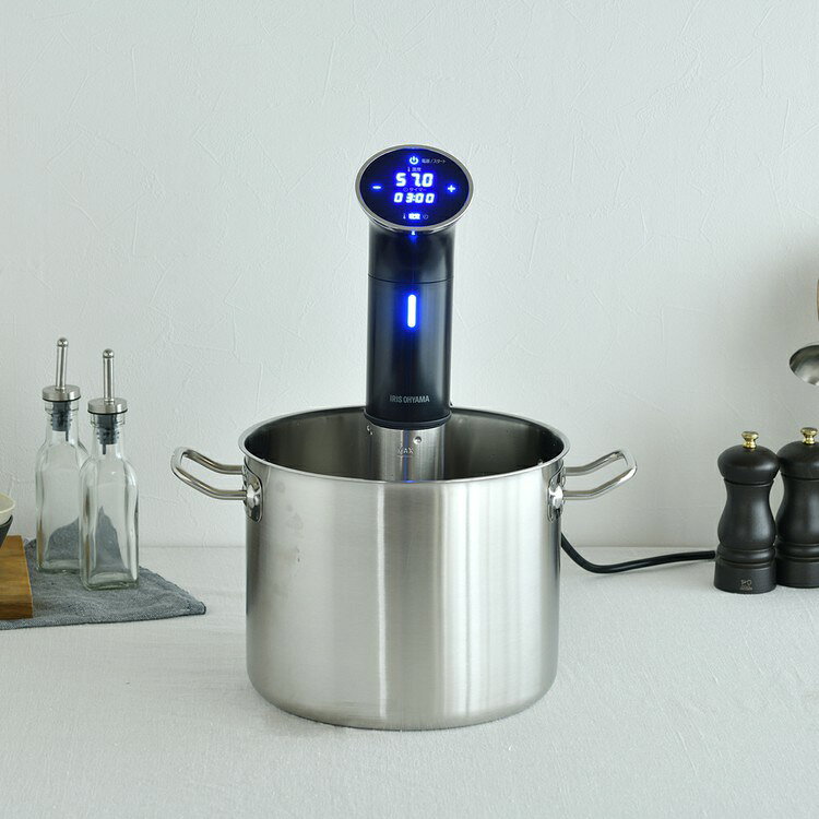 楽天市場】アイリスオーヤマ IRIS 低温調理器 ブラック LTC-01 | 価格