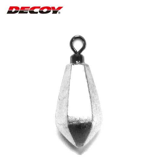 ダウンショット カツイチ:デコイシンカー・タイプ ドロップ ds-8   シンカー ルアー用