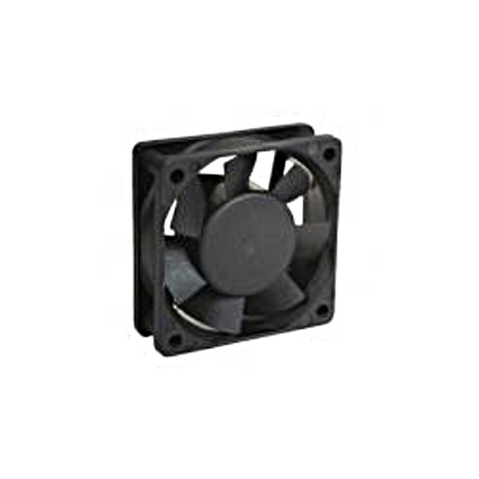 親和産業 X-Fan6cm角×20mmケース用 標準 色/黒・リブ有 スリーブ、スピードセンサー付 3000rpm/21.06db以下 ファンモータ RDM6020SBK