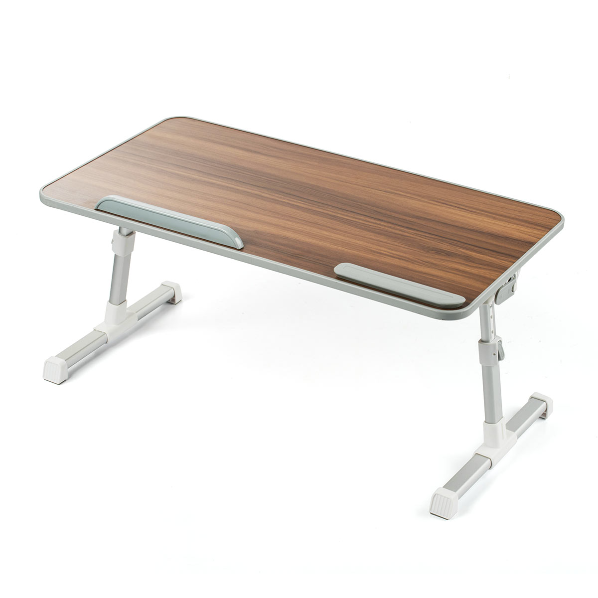 折りたたみデスク 幅  奥行  高さ調整 角度調整 木目調 コンパクト スリム ブラウン