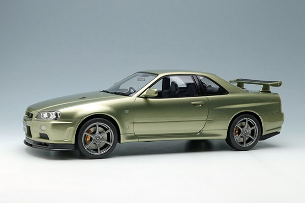 CAR-NEL ヒコセブン　スカイラインGT-R 最後のスカイラインGT-R（BNR34）1/43スケールモデルが