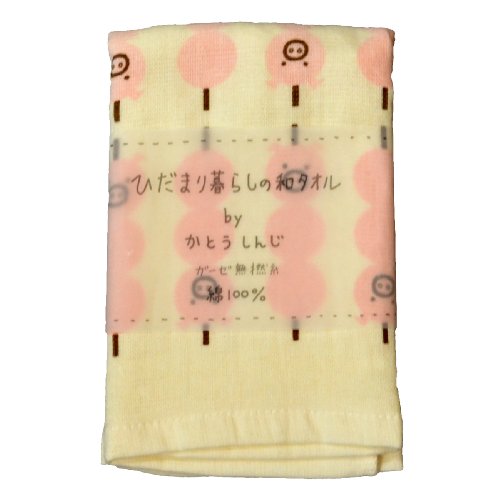 シンジカトウ ひだまり暮らしの和タオル ゲストタオル ぶた SKGT014-11