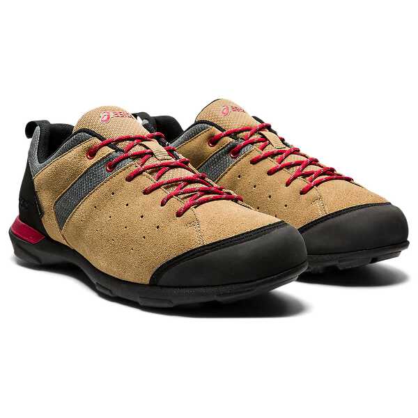 1293A023-200-25.0 アシックス フィールドウォーカー LE GORE-TEX防水 デザートキャンプ×クランベリー・サイズ：25.0cm asics