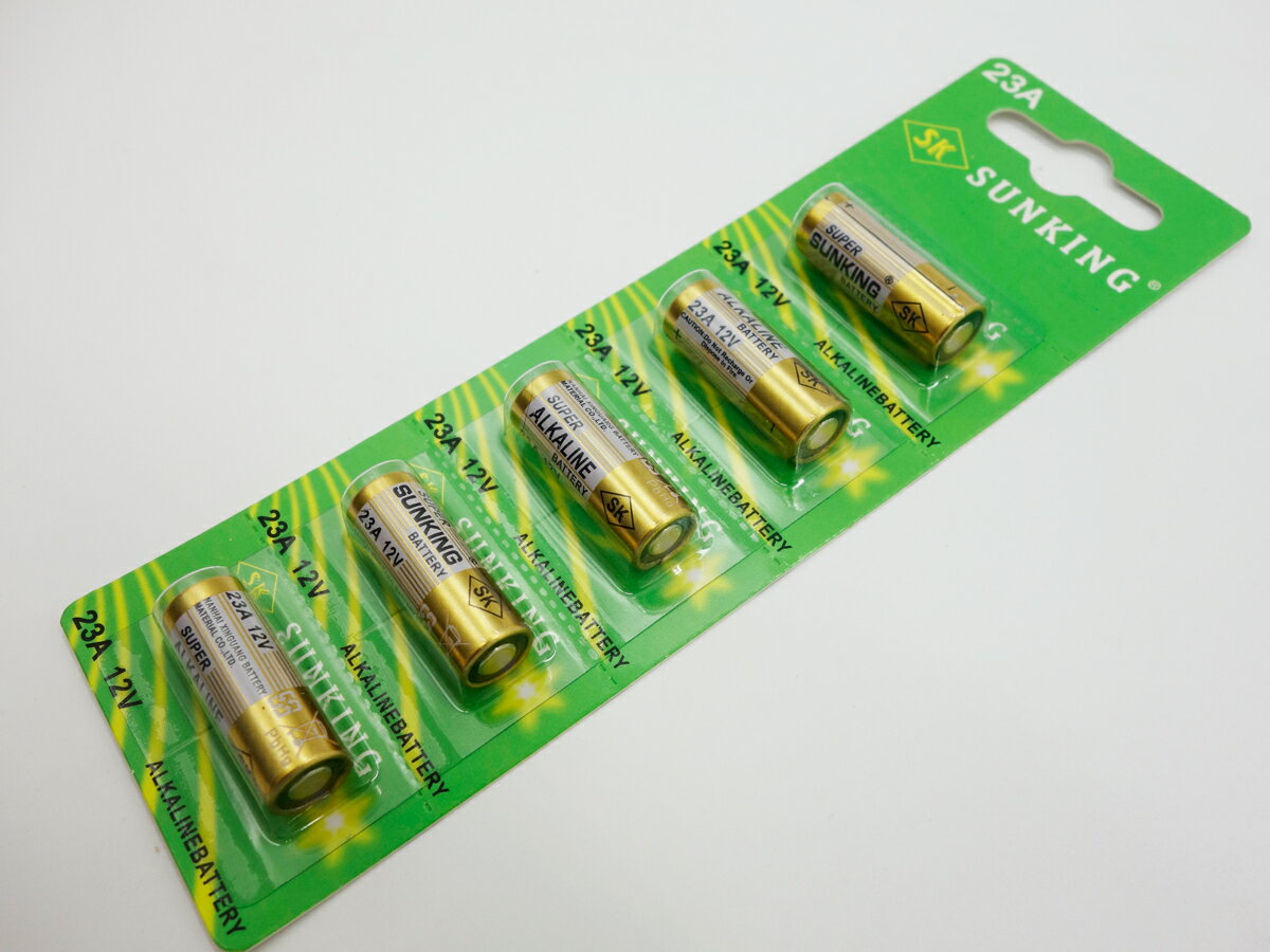 23a 12v アルカリ乾電池 sunking
