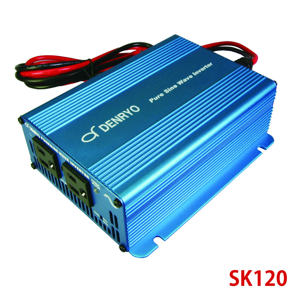 楽天市場】電菱 電菱｜DENRYO DC-AC正弦波インバータ SK120-112